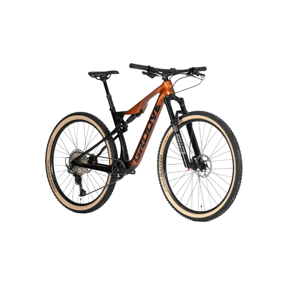 Bicicleta Groove Slap Carbon 7 Aro 29 Deore 12v Bronze/Preto - Shopbike