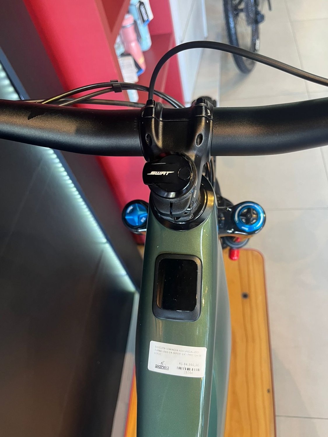 Bicicleta Specialized Turbo Levo G4 Expert Aro 29 Sram GX T-Type 12v 2024 Verde Seminova