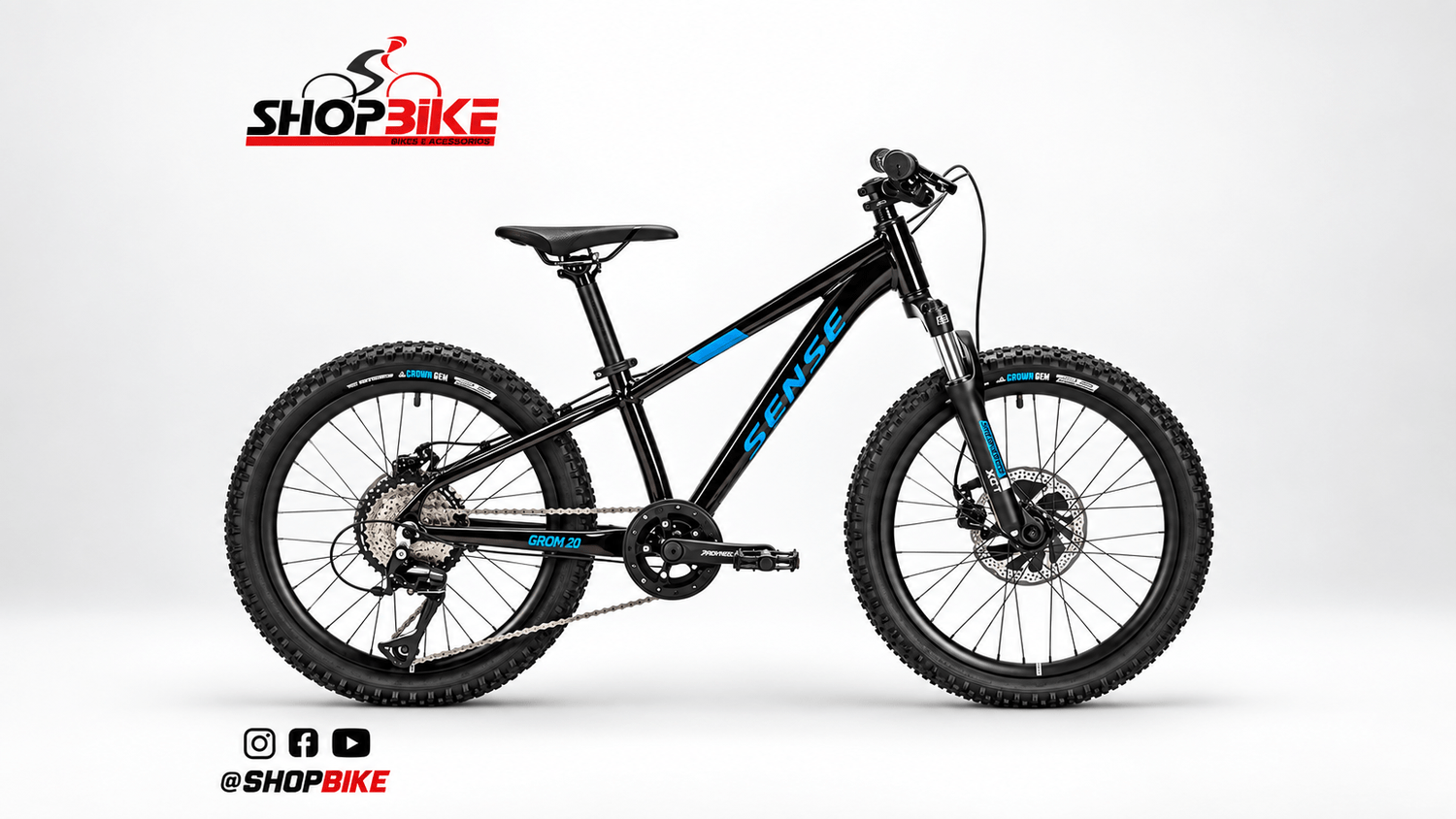 Bicicleta Sense Gron Aro 20 Evo Acera 8v Marrom Azul - Shopbike