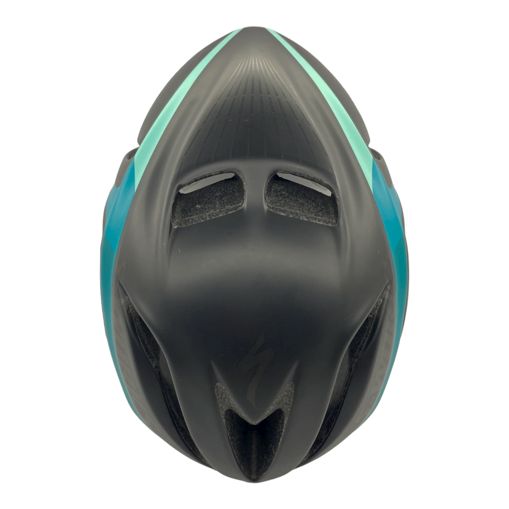 Capacete Specialized S-Works Evade Verde e Carvão