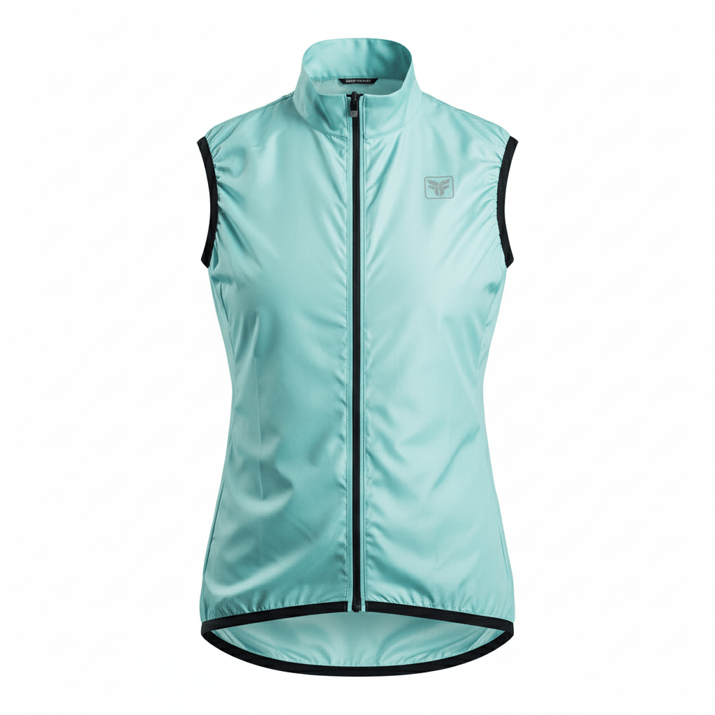 Colete Corta Vento Free Force Feminino Classic Turquesa