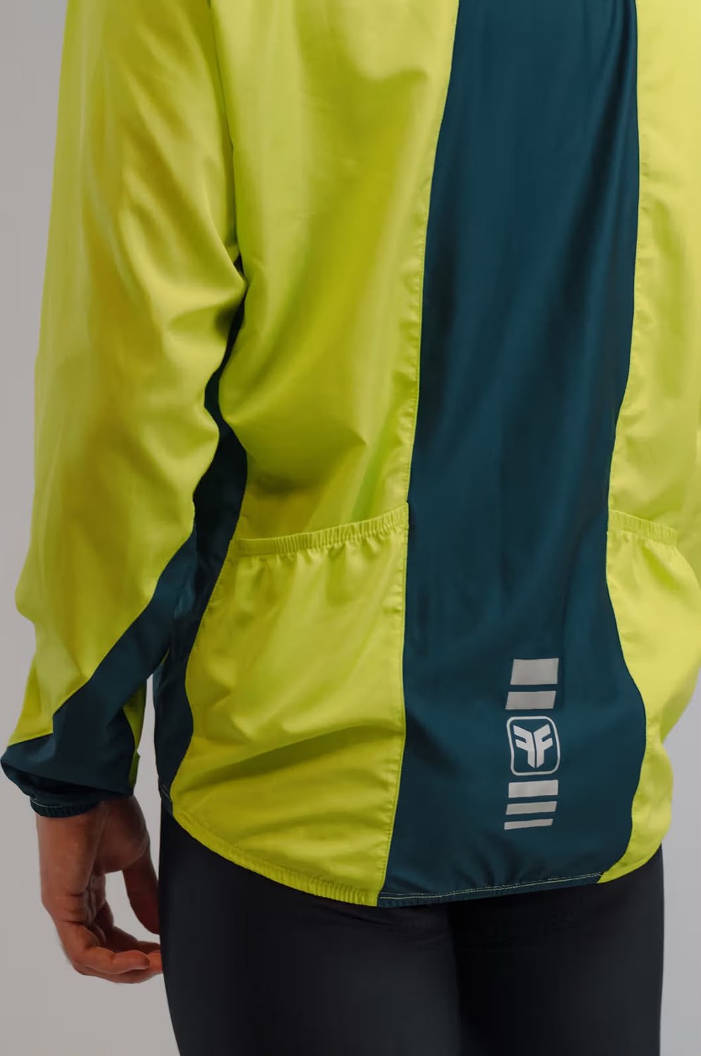Jaqueta corta vento free force masculina classic simic azul/verde- lima