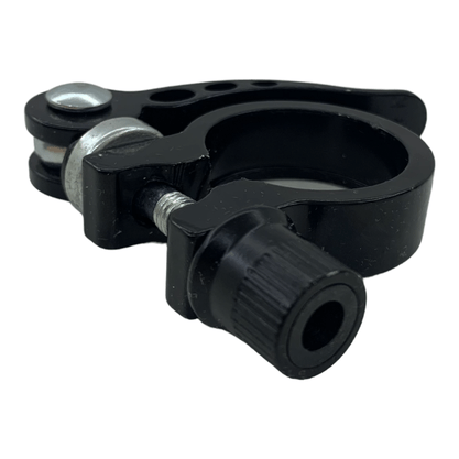 Abraçadeira Selim 31.8mm Com Blocagem Alumínio Preto