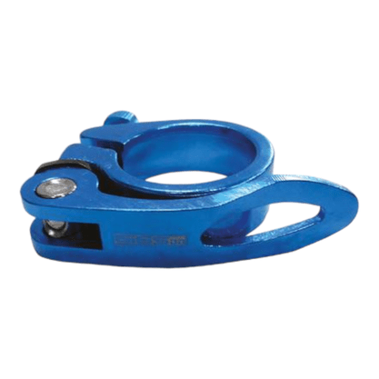 Abraçadeira Selim 31.8mm Gios GI-A433 com Blocagem Azul