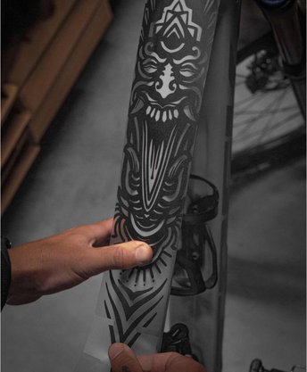 Adesivo Top Tube Nomad Devil