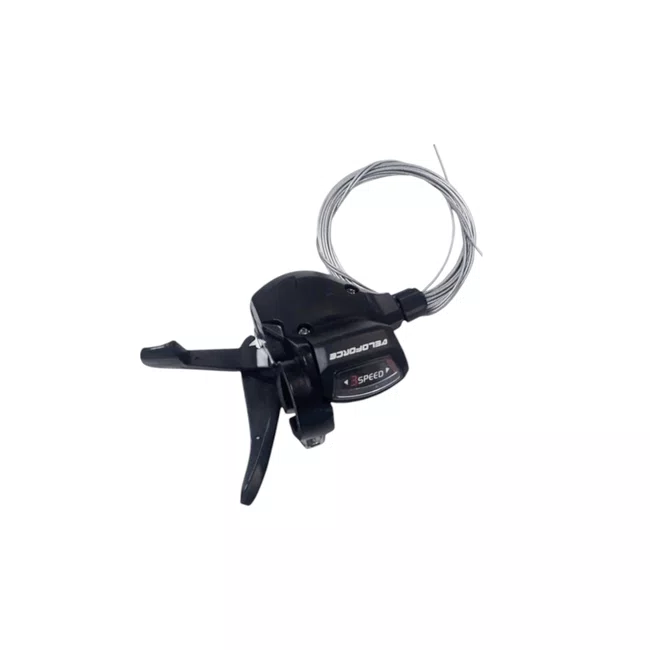 Alavanca Veloforce Rapid Fire 3x7v Alumínio Com Cabo Sem Conduite Dianteiro