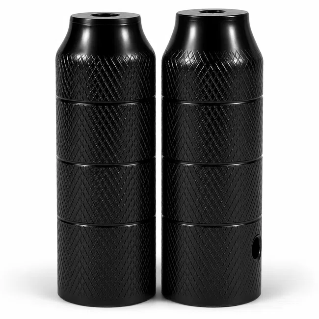 Apoio Trolha Xadrez 38 x 110mm Aço Preto