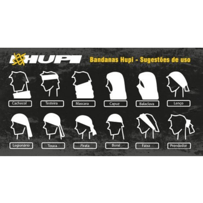 Bandana Hupi Liso Preto
