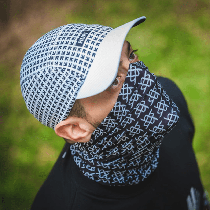 Bandana Hupi Simbol Preto