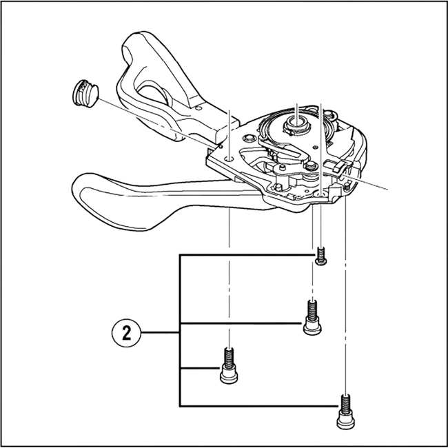 Base Alavanca para Câmbio Shimano SL-M780 Esquerdo