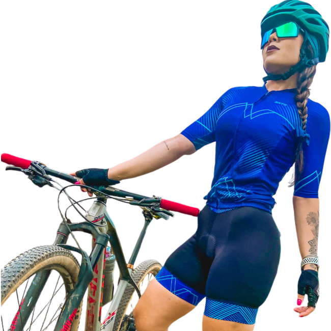 Bermuda de Clclismo Feminina SportXtreme Sport Brava Azul
