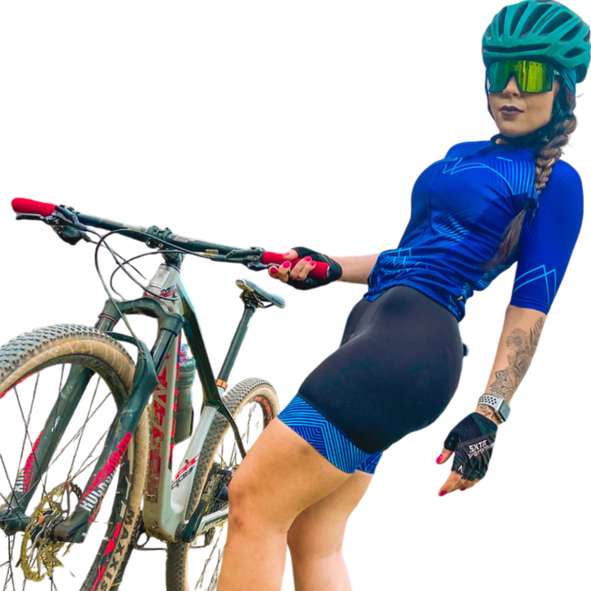 Bermuda de Clclismo Feminina SportXtreme Sport Brava Azul