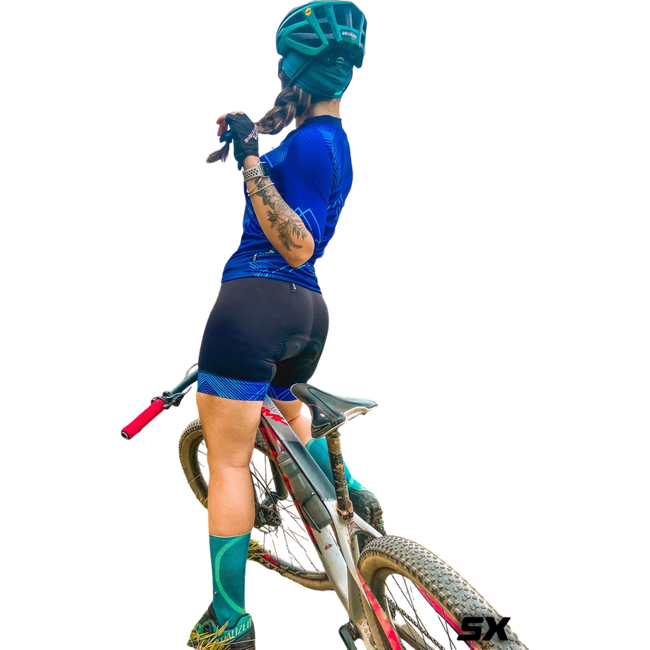 Bermuda de Clclismo Feminina SportXtreme Sport Brava Azul