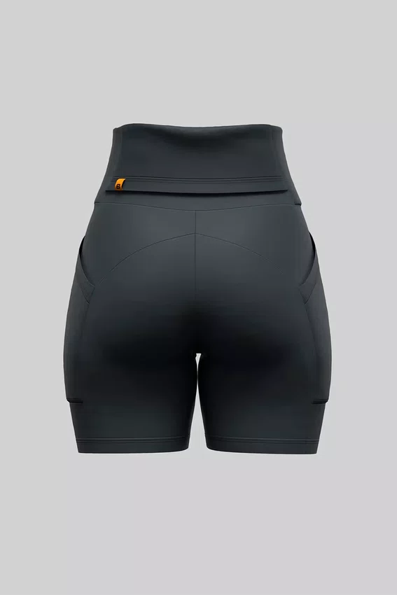 Bermuda Furbo Feminina Lifit Cinza