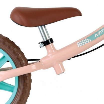 Bicicleta Nathor Balance Love Aro 12 Rosa e Verdeㅤㅤㅤㅤㅤㅤ