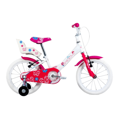 Bicicleta Groove My Bike Aro 16 2023 Branco e Rosa