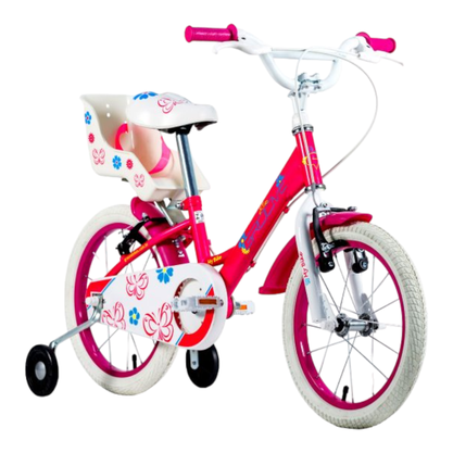 Bicicleta Groove My Bike Aro 16 2023 Rosa e Branco
