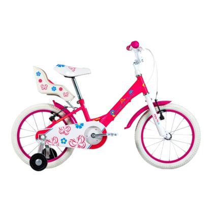 Bicicleta Groove My Bike Aro 16 2023 Rosa e Branco
