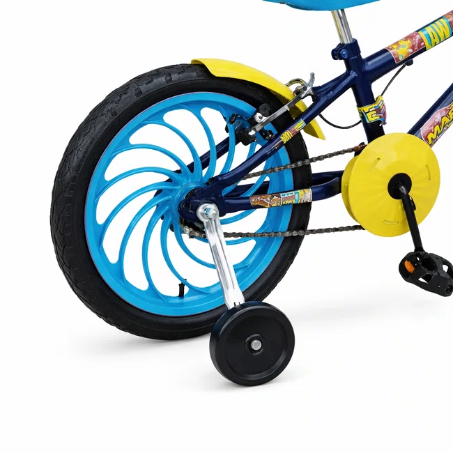 Bicicleta A16 Law Marchetti Azul/Amarelo