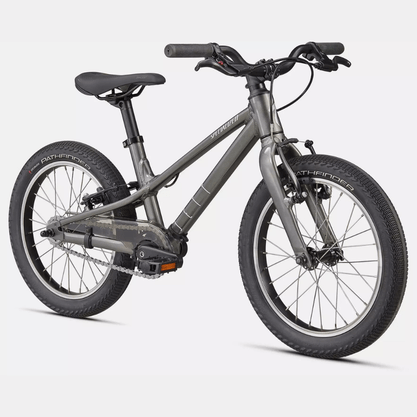 Bicicleta Specialized Jett Aro 16 2023 Cinza Escuro e Prata