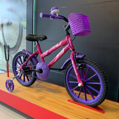 Bicicleta Ultra Kids Unicórnio Aro 16 Rosa