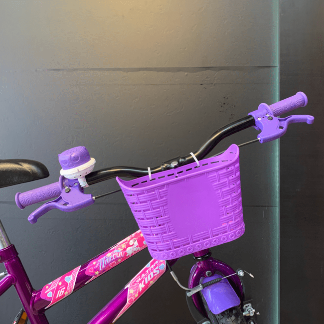 Bicicleta Ultra Kids Unicórnio Aro 16 Violeta
