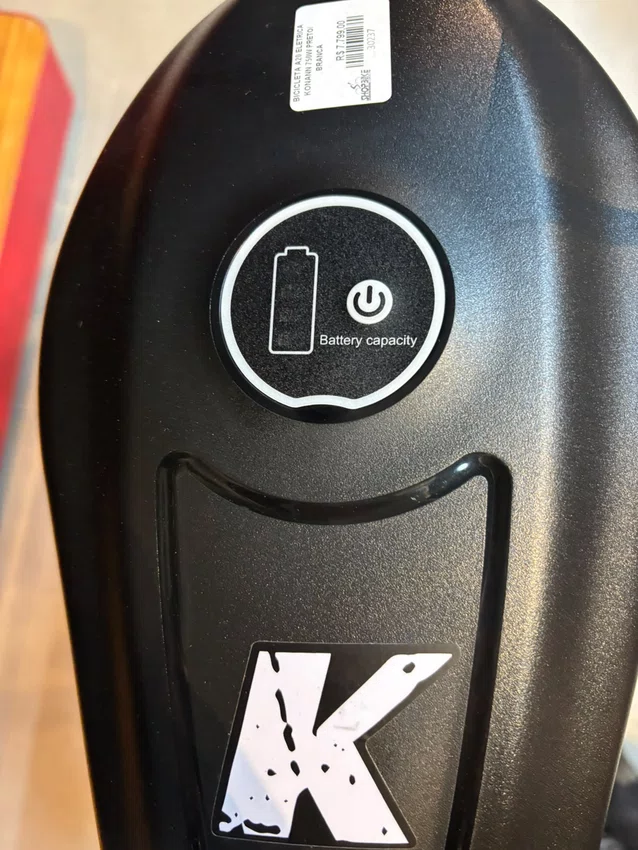 Bicicleta a20 eletrica konann 750w preto/ branca