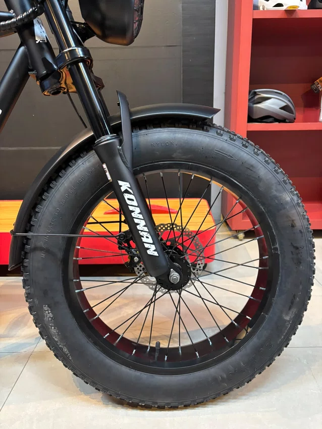 Bicicleta a20 eletrica konann 750w preto/ branca