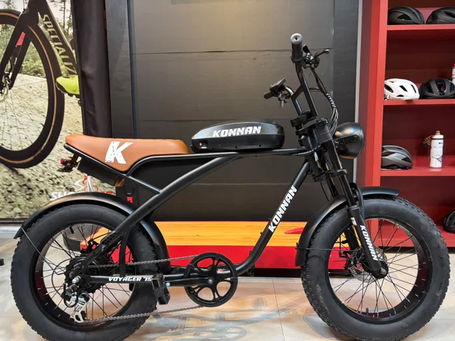 Bicicleta a20 eletrica konann 750w preto/ branca