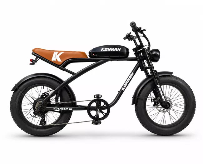 Bicicleta a20 eletrica konann 750w preto/ branca