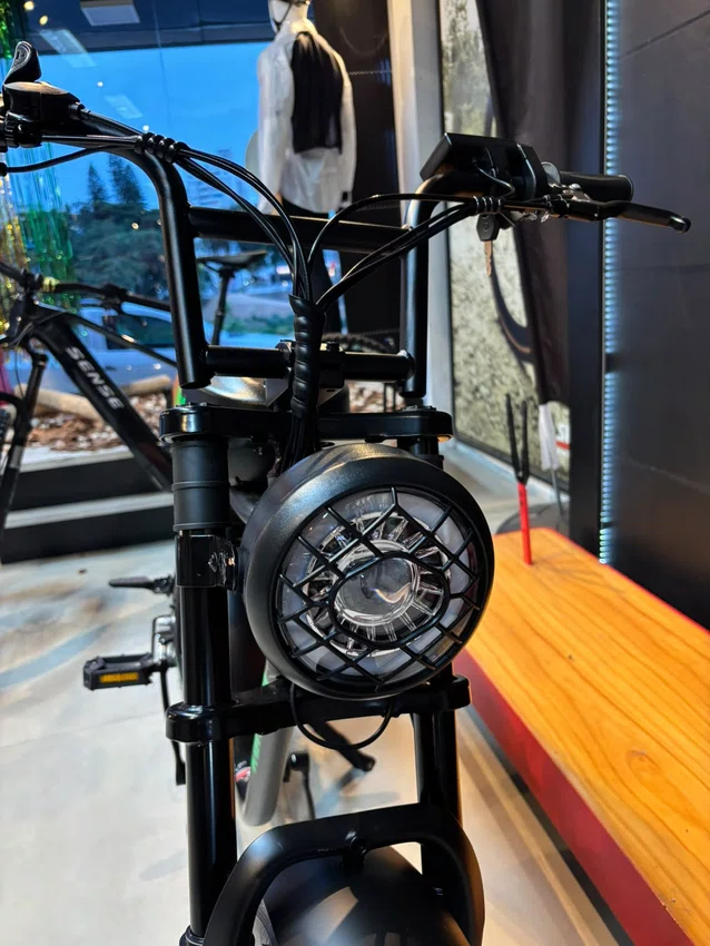 Bicicleta a20 eletrica konann 750w preto/verde
