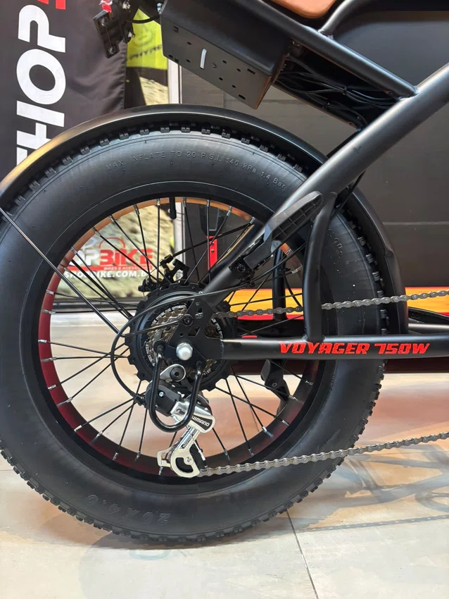 Bicicleta A20 Eletrica Konann 750w Preto/Vermelha
