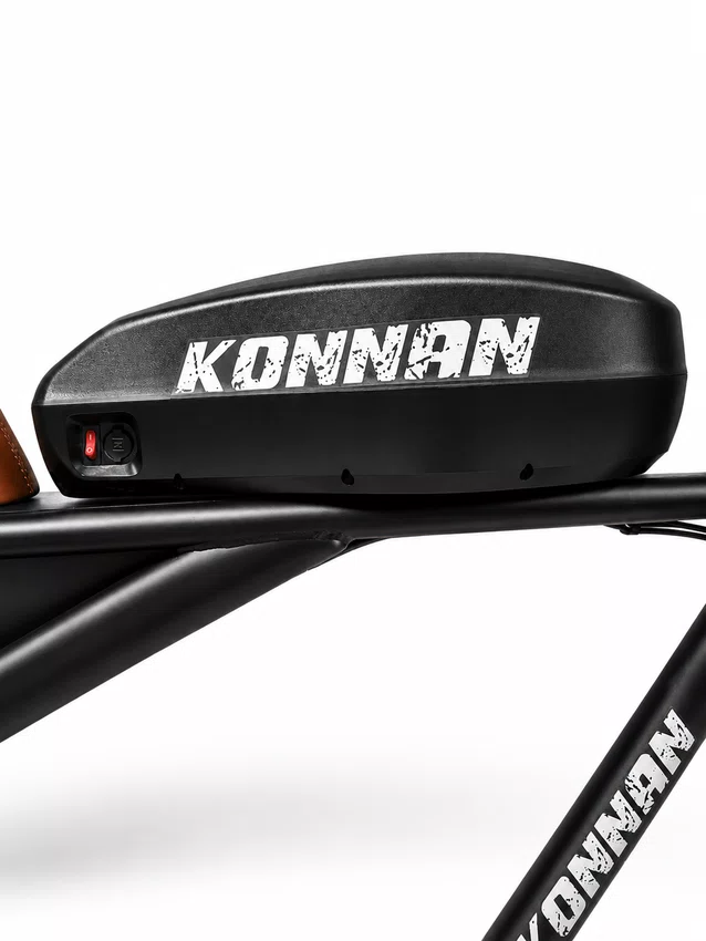 Bicicleta A20 Eletrica Konnan 750w Preto/ Branca