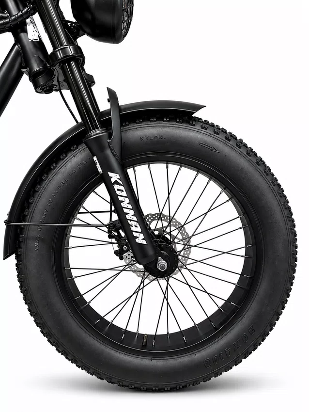 Bicicleta A20 Eletrica Konnan 750w Preto/ Branca