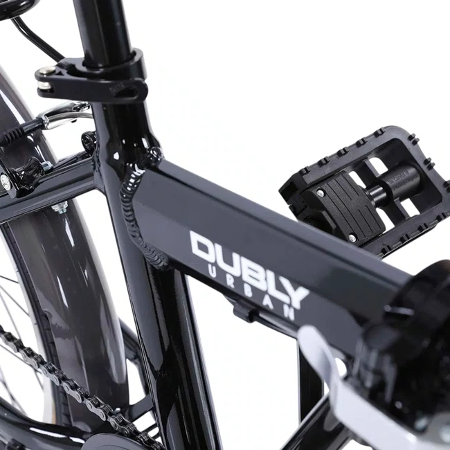 Bicicleta Elleven Dubly Aro 20 Urban Dobravel 6v Preta e Branco