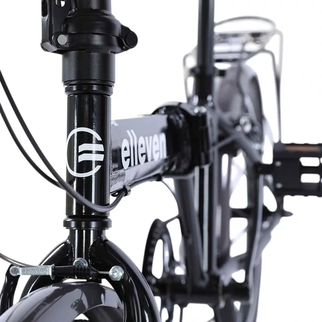 Bicicleta Elleven Dubly Aro 20 Urban Dobravel 6v Preta e Branco