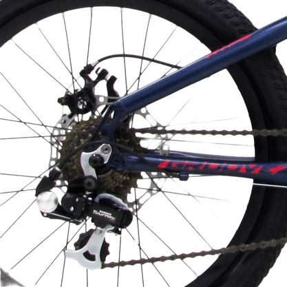 Bicicleta Groove Hype JR Aro 20 Tourney 7v 2023 Azul e Vermelho