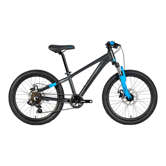 Bicicleta Groove Hype JR Aro 20 Tourney 7v 2023 Grafite e Preto e Azul
