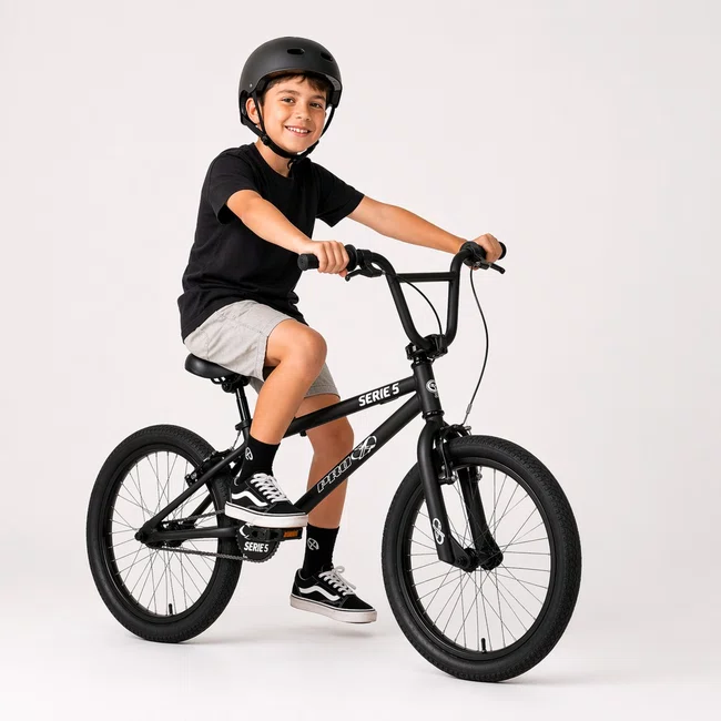 Bicicleta a20 pro-x serie 5 bmx preto fosco