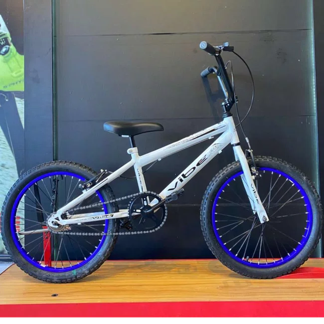 Bicicleta Vibe Aro 20 Cross Branco Pretoㅤㅤㅤㅤㅤㅤㅤㅤㅤㅤㅤㅤㅤㅤㅤ