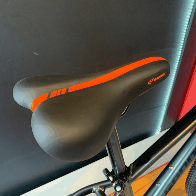 Bicicleta Groove Hype JR MD Aro 24 Tourney 7v 2023 Grafite e Laranja e Preto