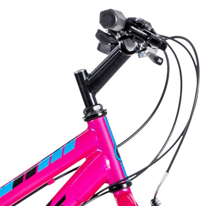 Bicicleta Groove Indie Aro 24 Tourney 21v 2023 Pink e Azul e Preto