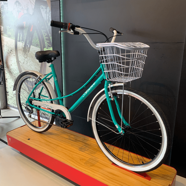 Bicicleta Dalannio Anne Retro Aro 26 6v Feminina Azul  Turquesa
