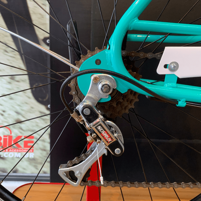 Bicicleta Dalannio Anne Retro Aro 26 6v Feminina Azul  Turquesa