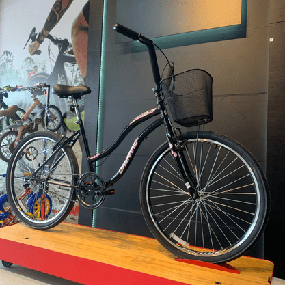 Bicicleta Dalannio Beach Aro 26 Feminina Preto