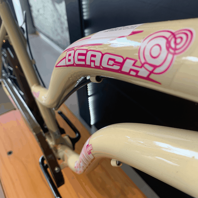 Bicicleta Dalannio Beach Retro Feminina  Aro 26 Bege Marrom