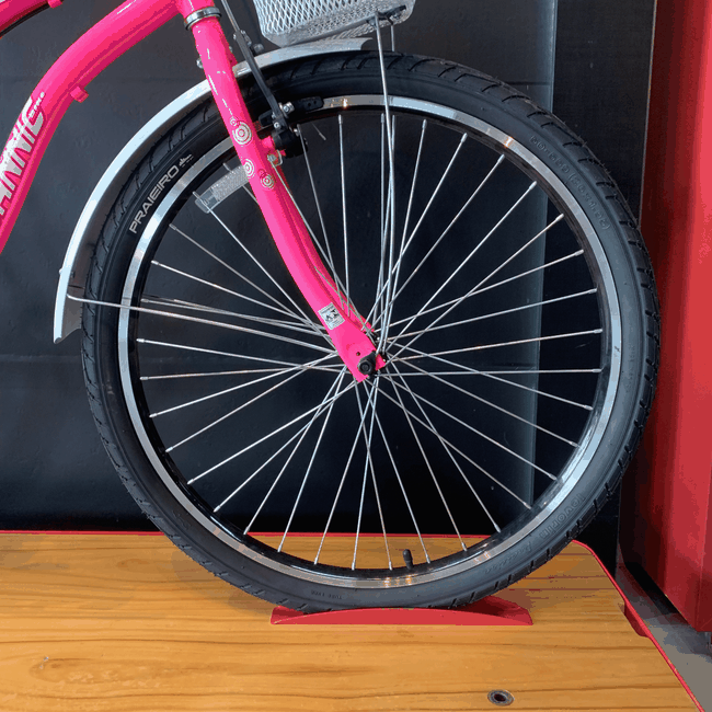 Bicicleta Dalannio Beach Retro Feminina Aro 26 Rosa Chiclete