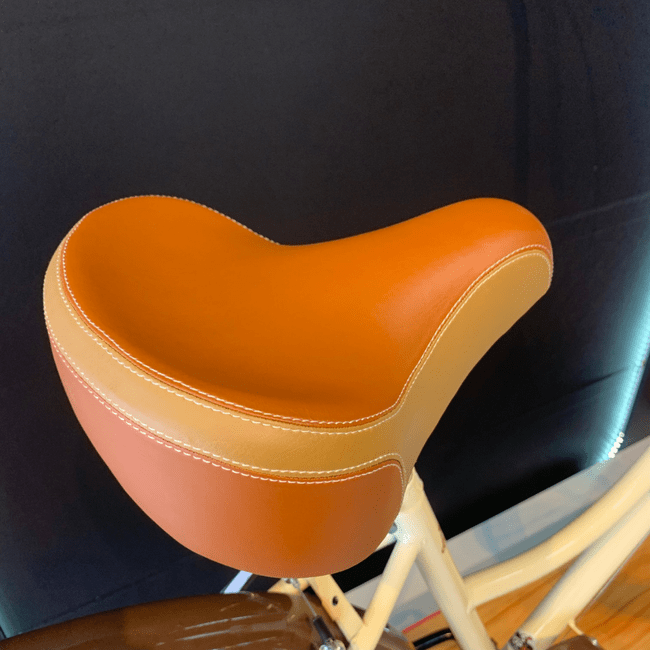 Bicicleta Dalannio Vintage Retro Aro 26 6v Feminina Bege e Marrom