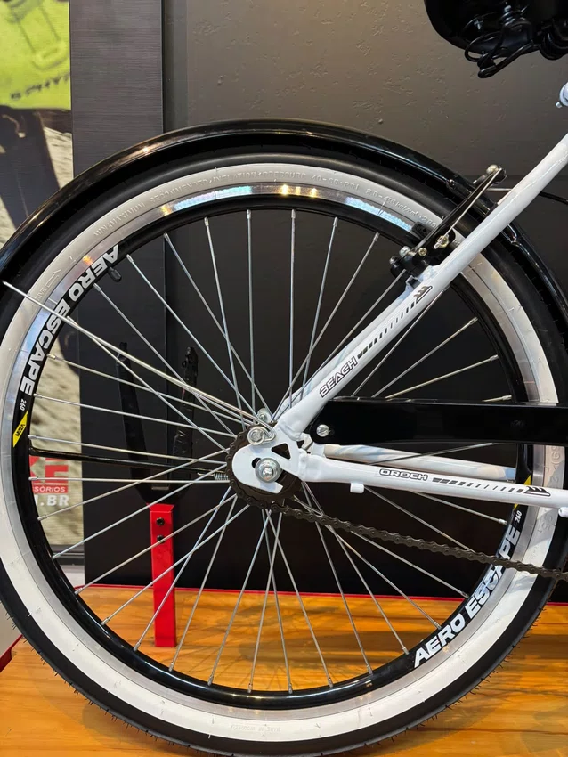 Bicicleta a26 oroch vbreak beach branco/preto