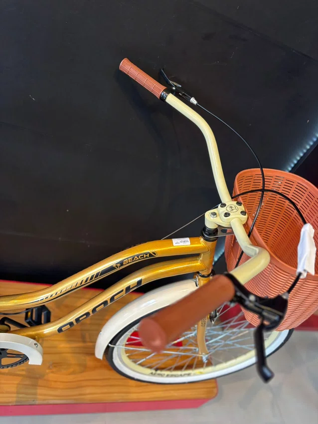 Bicicleta a26 oroch vbreak beach dourada/preto